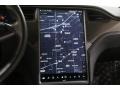 2018 Tesla Model X White Interior Navigation Photo