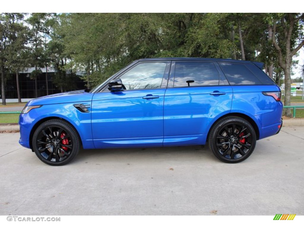 SV Premium Palette Velocity Blue 2021 Land Rover Range Rover Sport HST Exterior Photo #140831859
