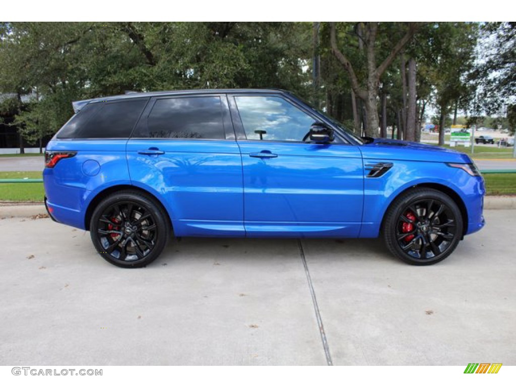 SV Premium Palette Velocity Blue 2021 Land Rover Range Rover Sport HST Exterior Photo #140831871