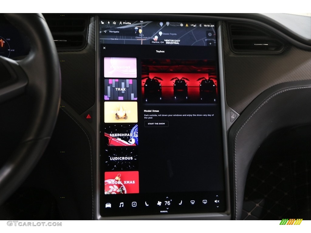 2018 Model X P100D - Solid Black / White photo #44