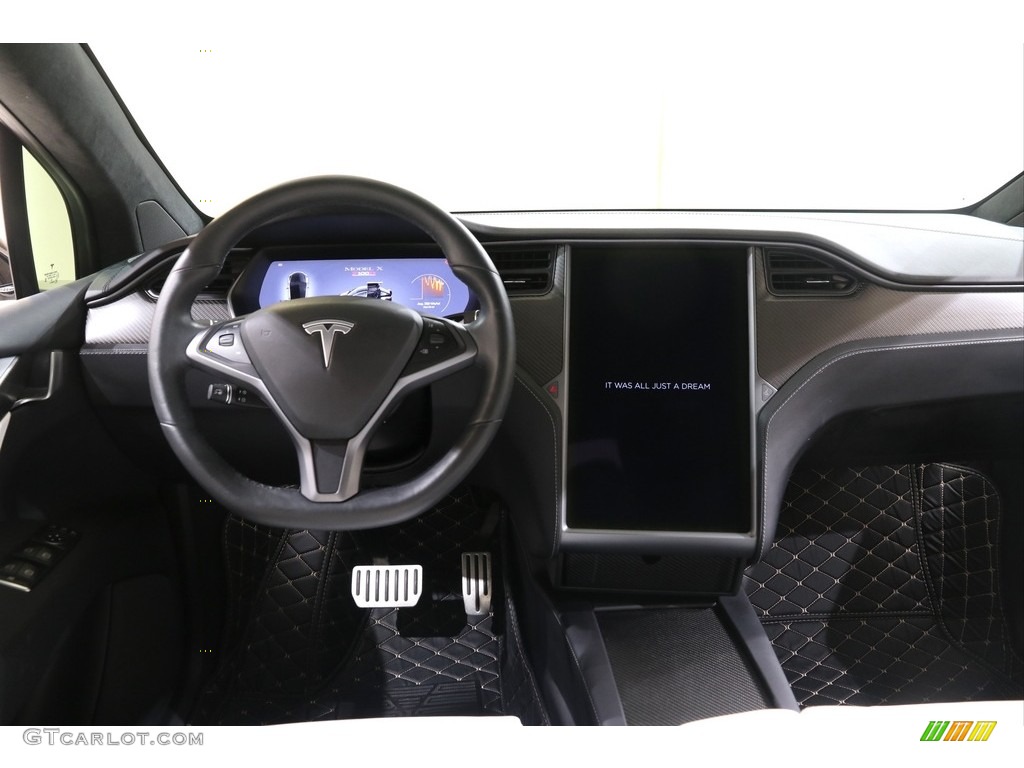 2018 Model X P100D - Solid Black / White photo #51