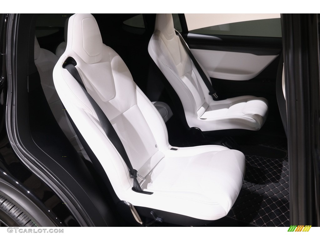 White Interior 2018 Tesla Model X P100D Photo #140832084