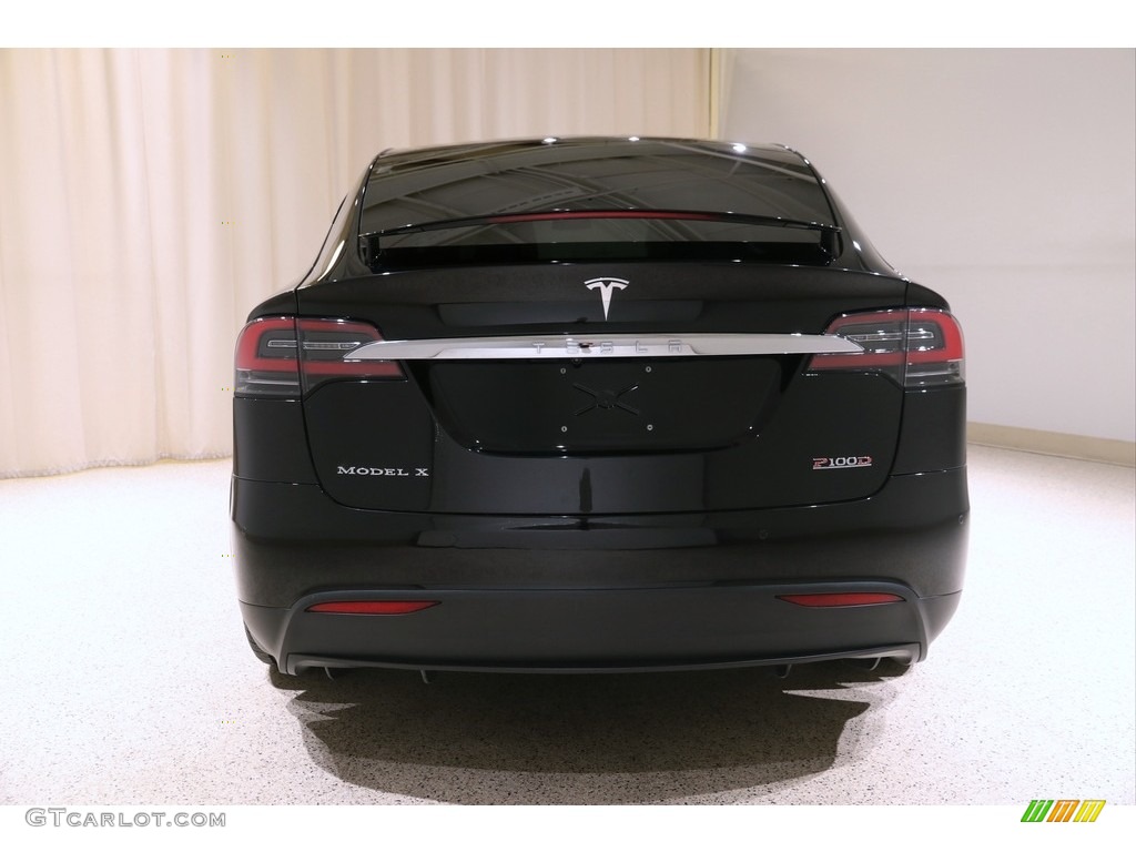 2018 Model X P100D - Solid Black / White photo #60