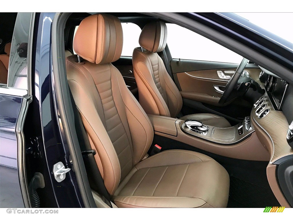 Nut Brown/Black Interior 2018 Mercedes-Benz E 400 4Matic Wagon Photo #140832381