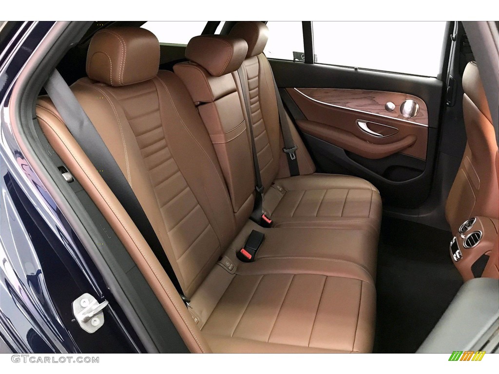 Nut Brown/Black Interior 2018 Mercedes-Benz E 400 4Matic Wagon Photo #140832480