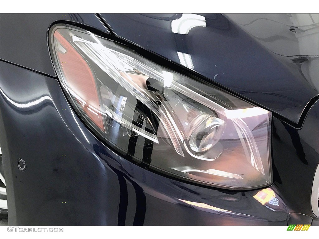 2018 E 400 4Matic Wagon - Lunar Blue Metallic / Nut Brown/Black photo #28