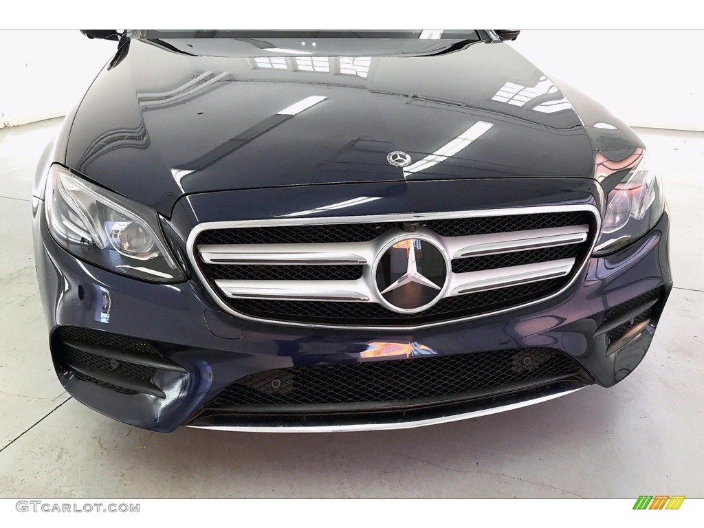 2018 E 400 4Matic Wagon - Lunar Blue Metallic / Nut Brown/Black photo #30