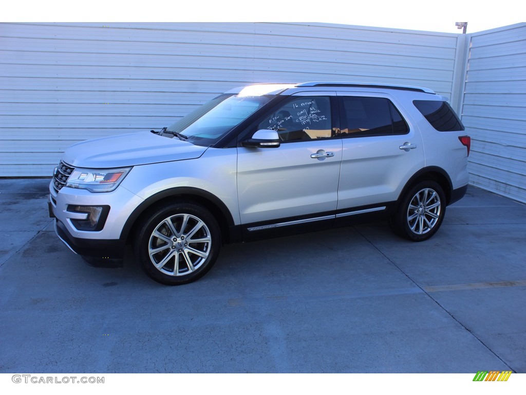 2016 Explorer Limited - Ingot Silver Metallic / Ebony Black photo #5