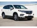 2018 White Diamond Pearl Honda Pilot EX-L  photo #1