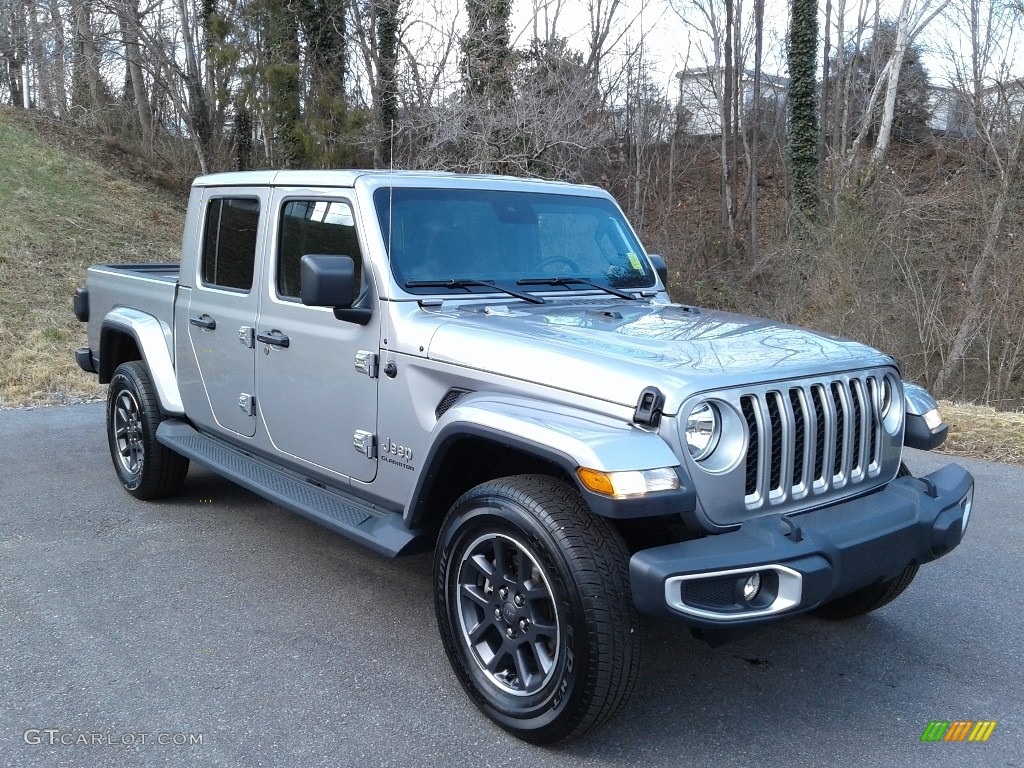 Billet Silver Metallic 2020 Jeep Gladiator Overland 4x4 Exterior Photo #140833958
