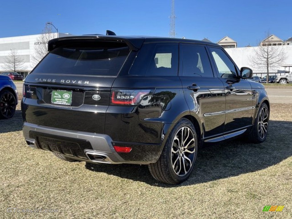 2021 Range Rover Sport HSE Silver Edition - Santorini Black Metallic / Almond/Espresso photo #3