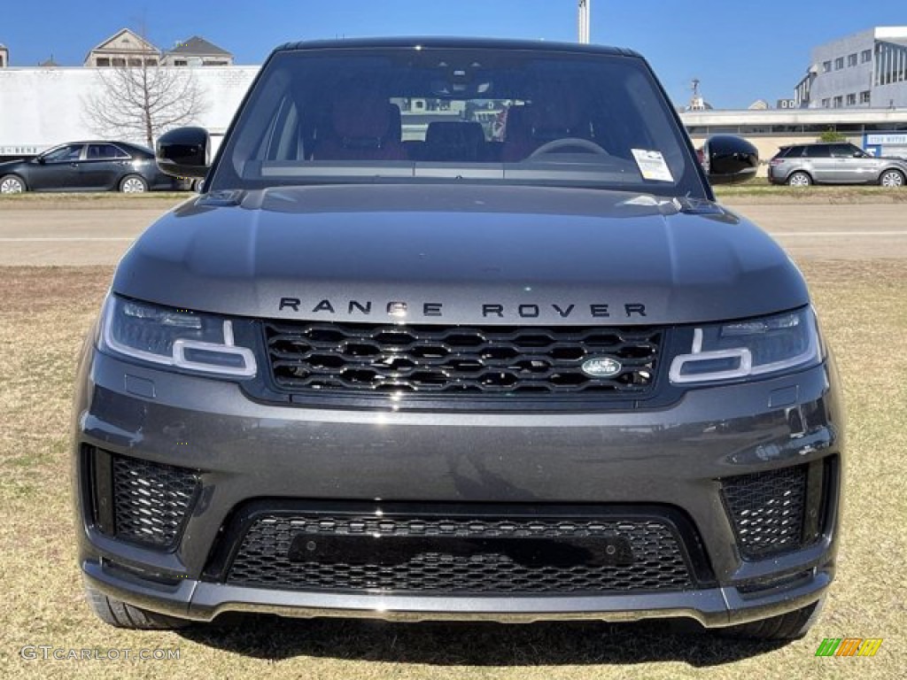 2021 Range Rover Sport HST - Carpathian Gray Metallic / Pimento/Ebony photo #9