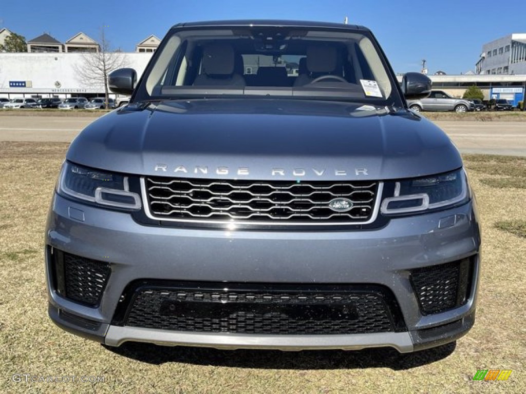 2021 Range Rover Sport SE - Byron Blue Metallic / Almond/Espresso photo #9