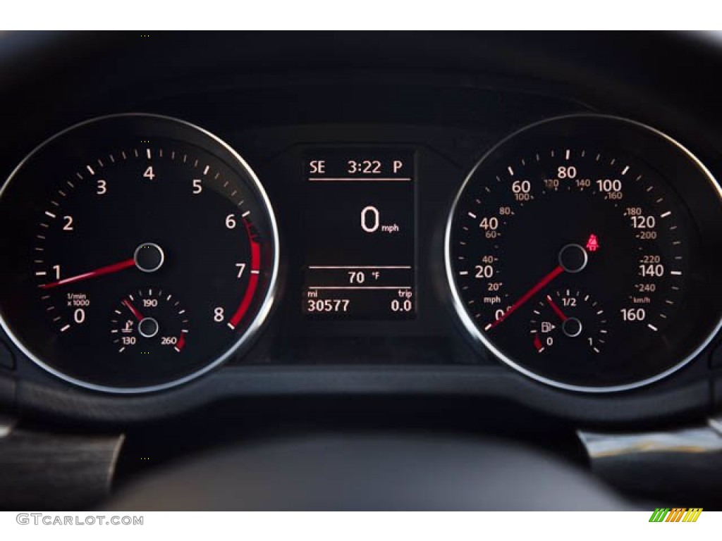 2016 Volkswagen Passat SE Sedan Gauges Photo #140837162