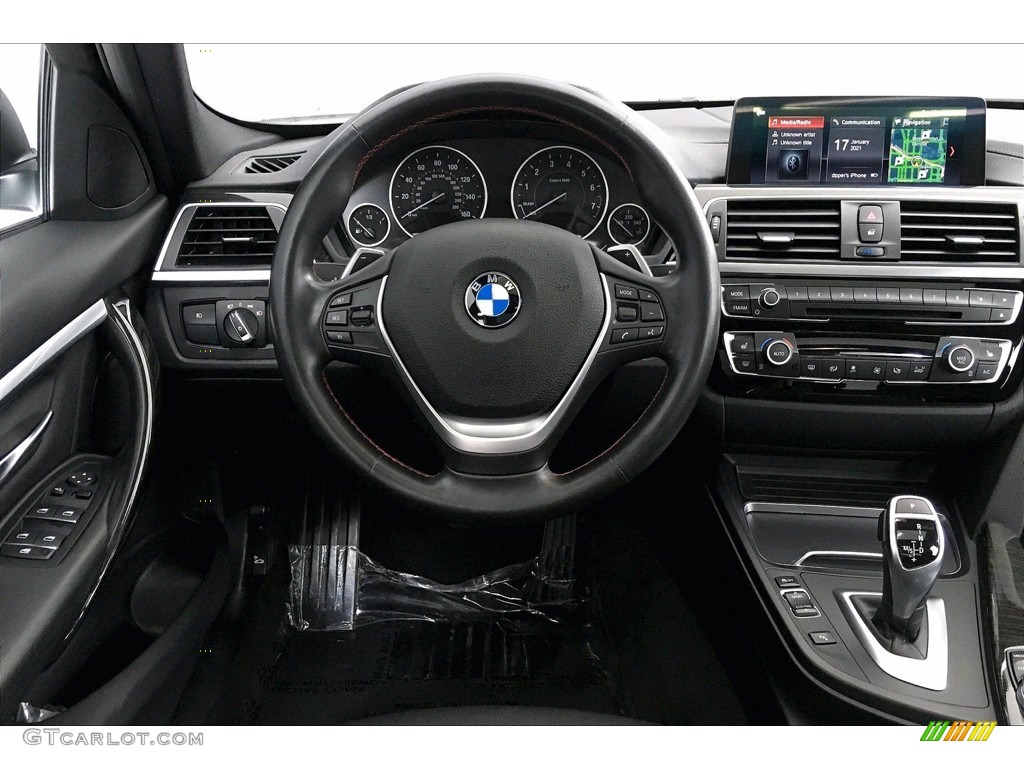 2018 3 Series 330i Sedan - Mineral White Metallic / Black photo #4