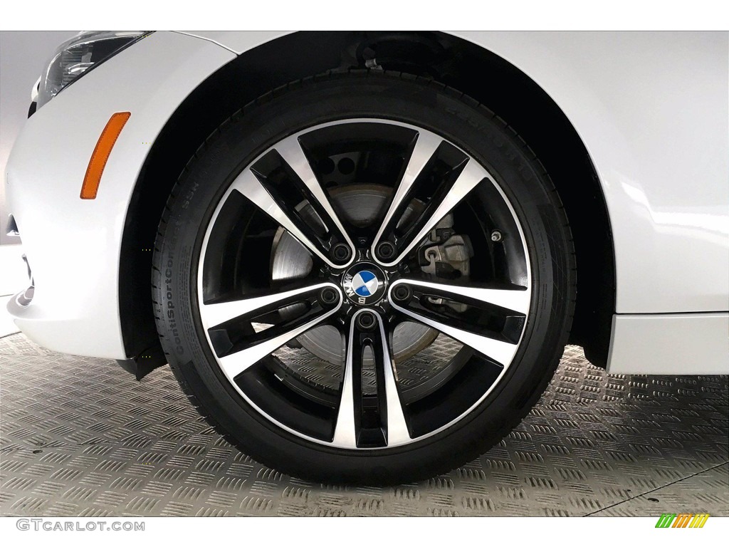 2018 3 Series 330i Sedan - Mineral White Metallic / Black photo #8