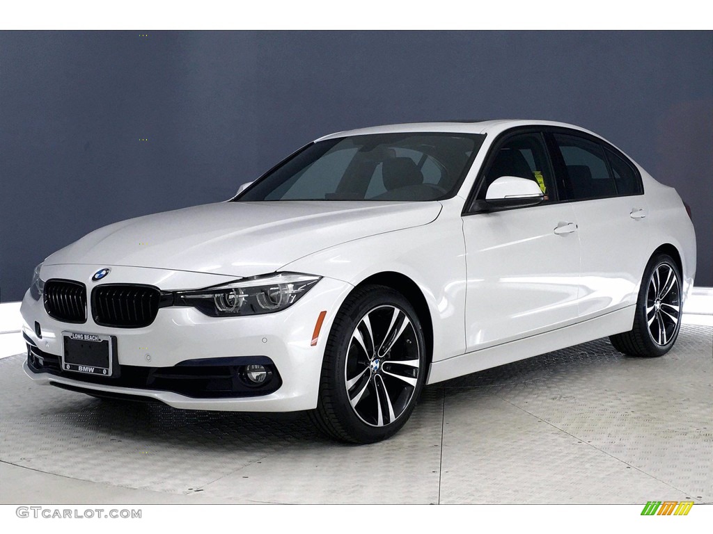 2018 3 Series 330i Sedan - Mineral White Metallic / Black photo #12
