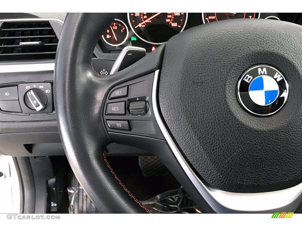 2018 3 Series 330i Sedan - Mineral White Metallic / Black photo #18