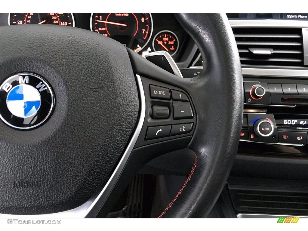 2018 3 Series 330i Sedan - Mineral White Metallic / Black photo #19