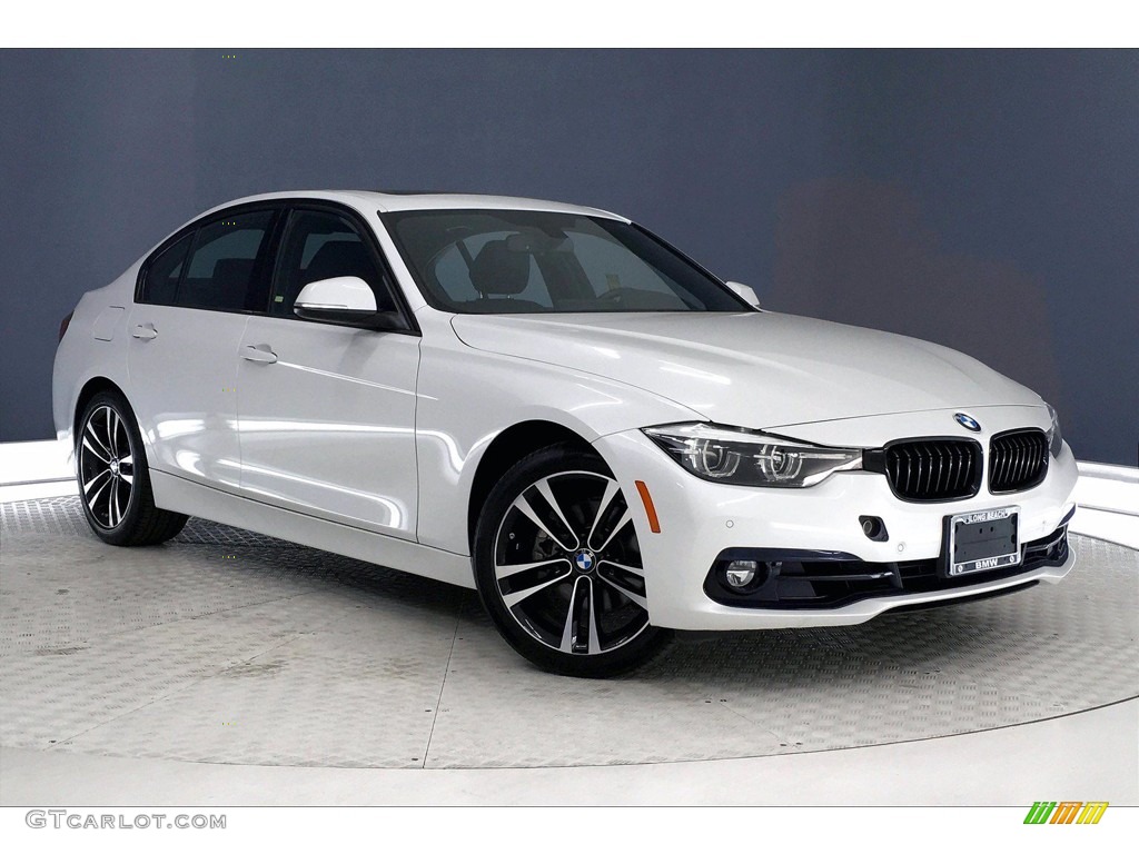 2018 3 Series 330i Sedan - Mineral White Metallic / Black photo #37