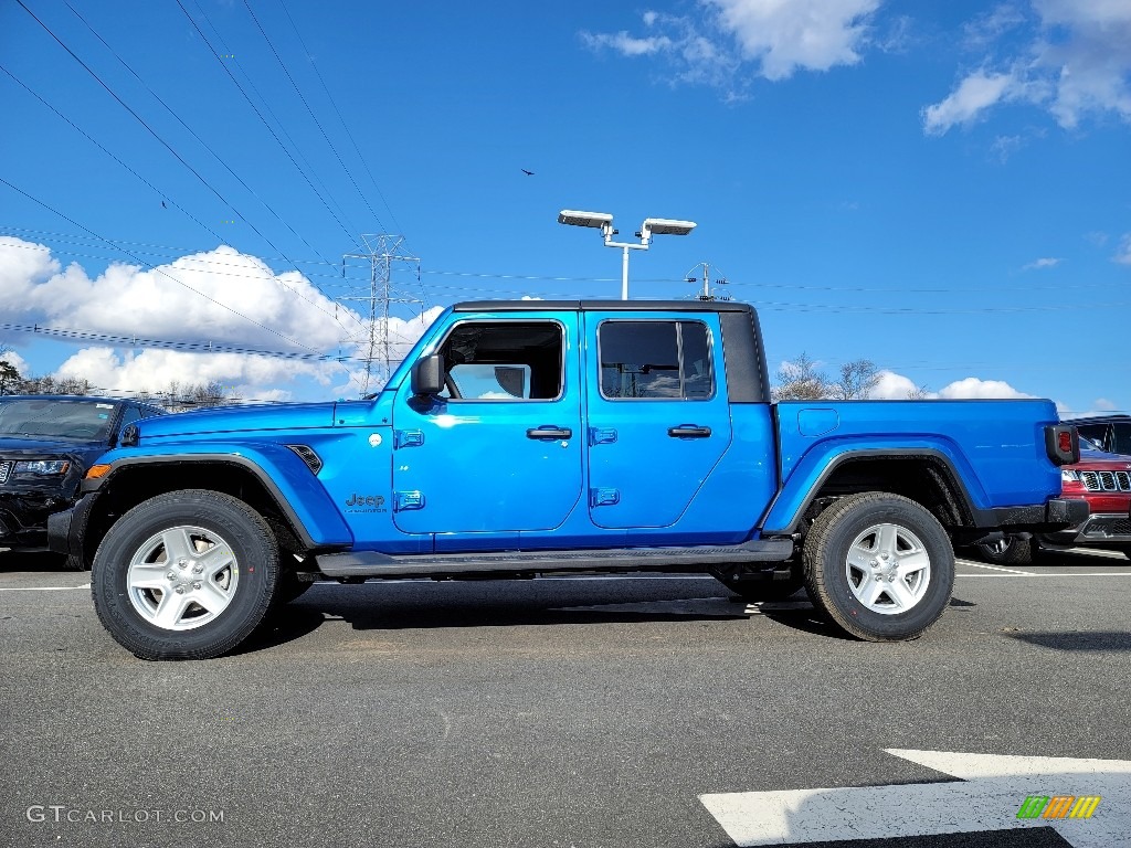 2021 Gladiator Sport 4x4 - Hydro Blue Pearl / Black photo #3