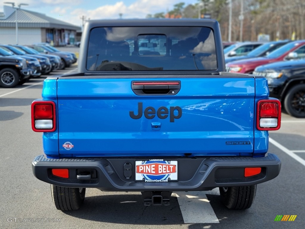 2021 Gladiator Sport 4x4 - Hydro Blue Pearl / Black photo #5