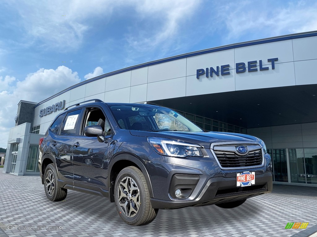 2021 Forester 2.5i Premium - Magnetite Gray Metallic / Black photo #1