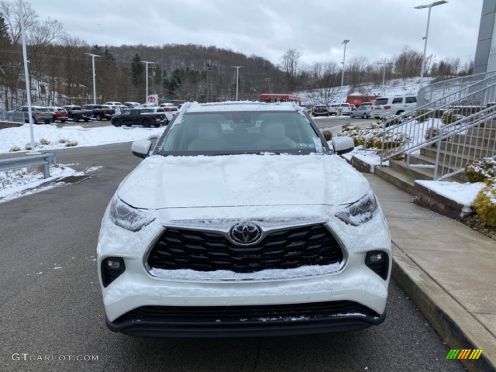 2021 Highlander Limited AWD - Blizzard White Pearl / Harvest Beige photo #12