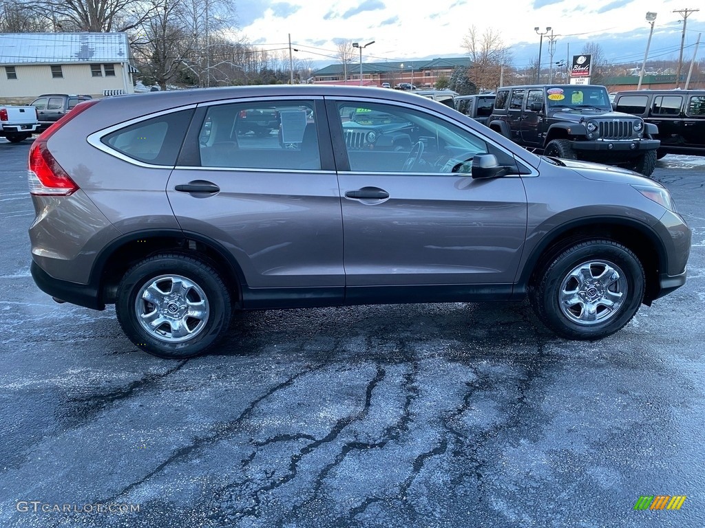 2013 CR-V LX AWD - Kona Coffee Metallic / Black photo #5