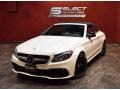 designo Diamond White Metallic 2017 Mercedes-Benz C 63 AMG Cabriolet