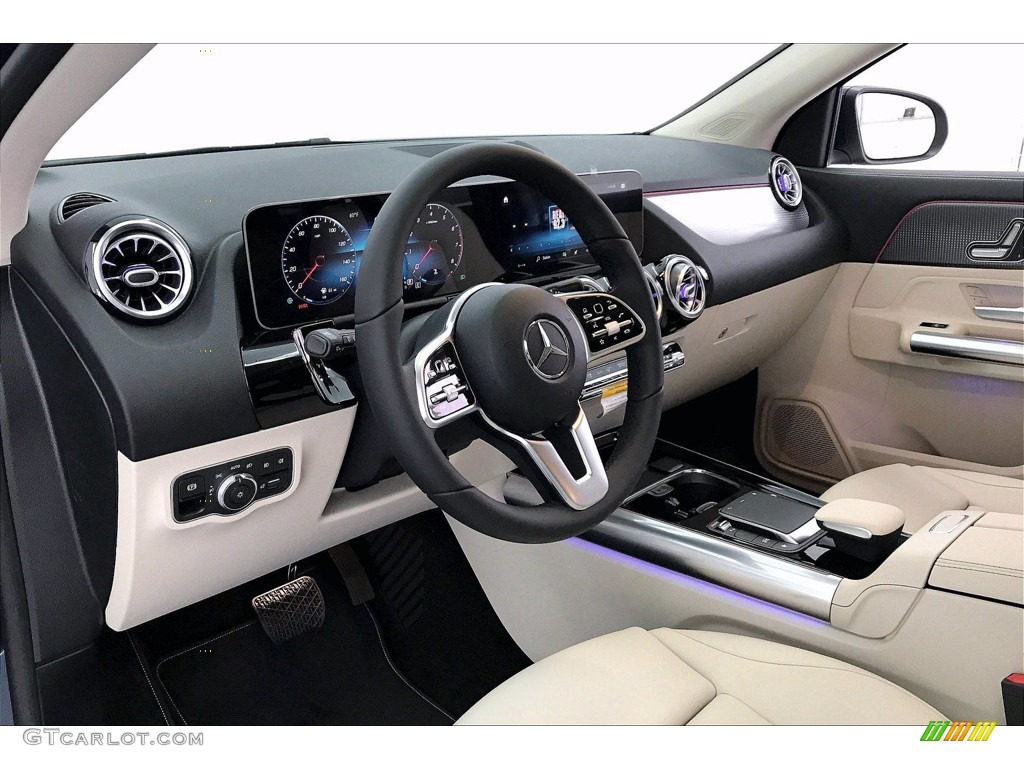 2021 GLA 250 - Denim Blue Metallic / Macchiato Beige photo #4