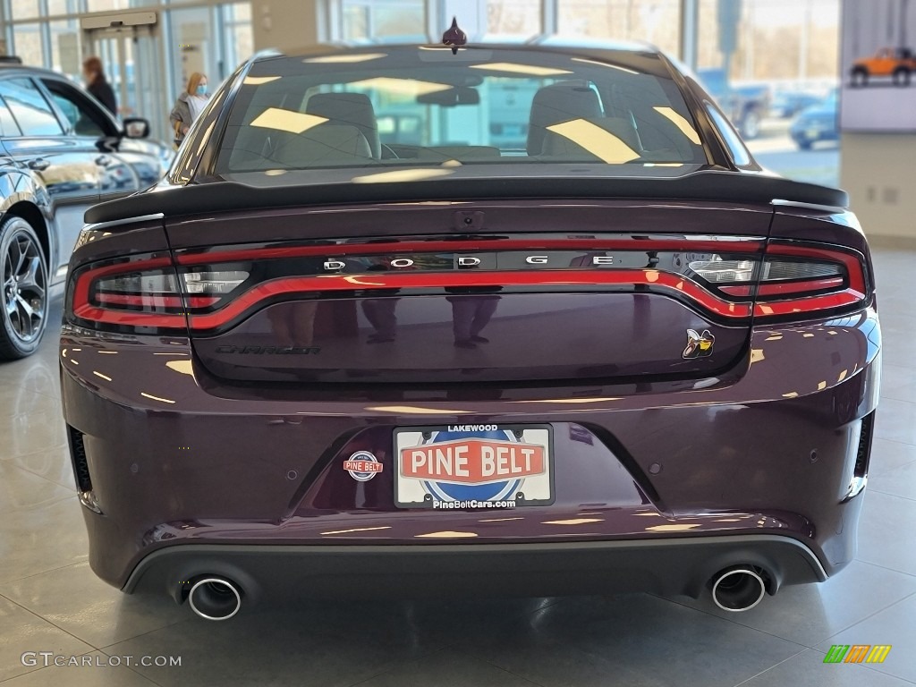 2021 Charger Scat Pack - Hellraisin / Black photo #5