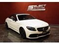 2017 designo Diamond White Metallic Mercedes-Benz C 63 AMG Cabriolet  photo #3