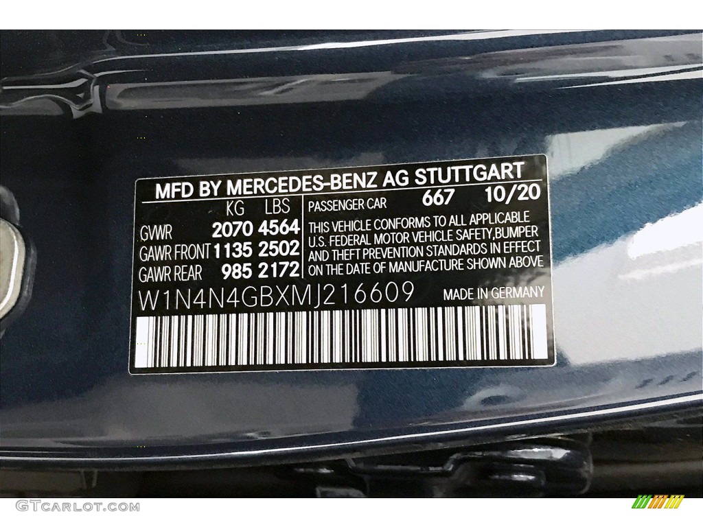 2021 GLA 250 - Denim Blue Metallic / Macchiato Beige photo #11
