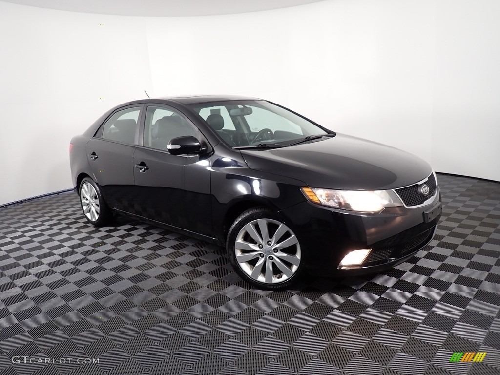 2010 Forte SX - Ebony Black / Black Sport photo #3