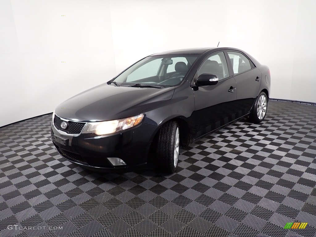 2010 Forte SX - Ebony Black / Black Sport photo #8