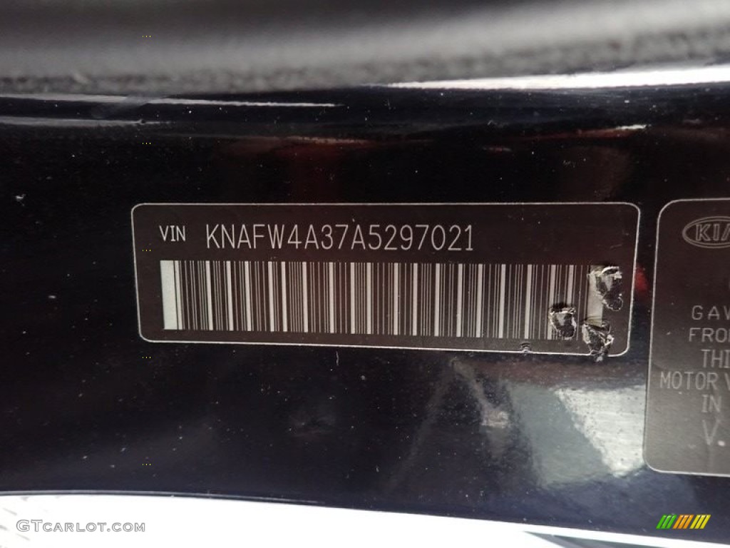 2010 Forte SX - Ebony Black / Black Sport photo #40