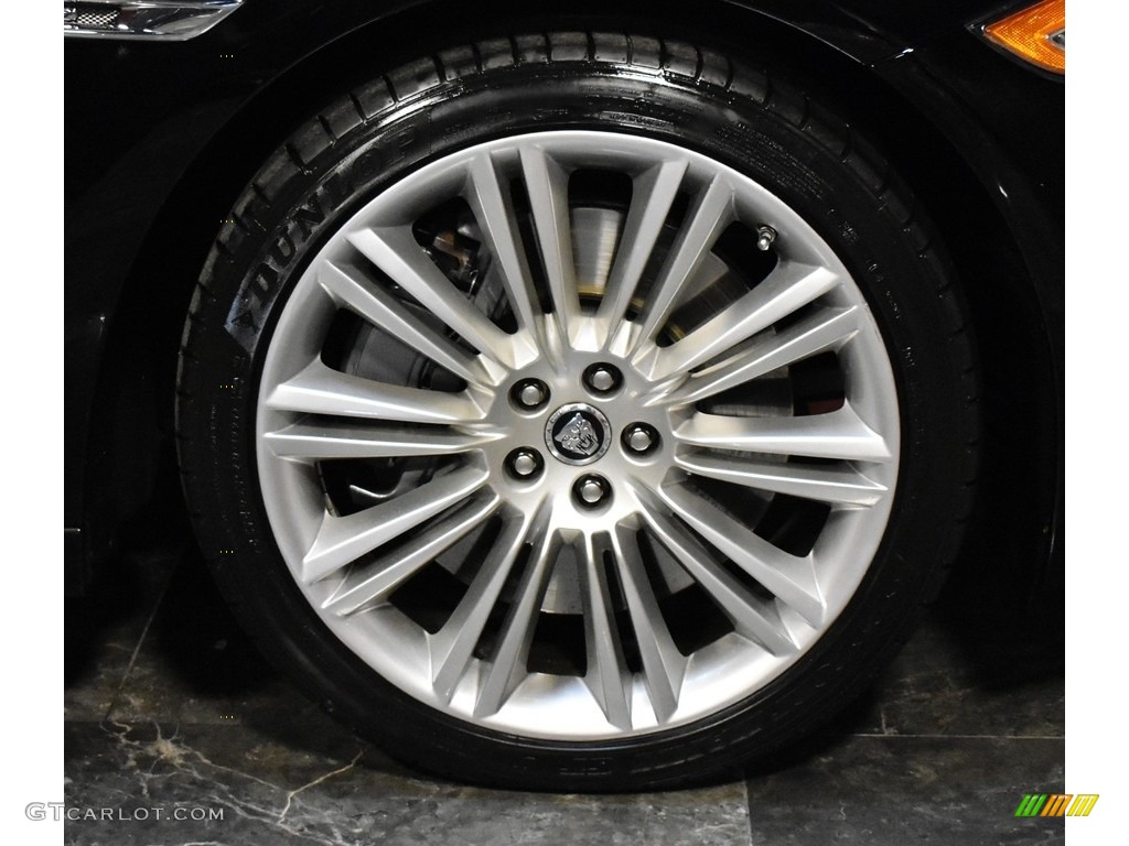 2011 XJ XJ Supercharged - Ebony Black / Jet Black/Jet Black photo #7