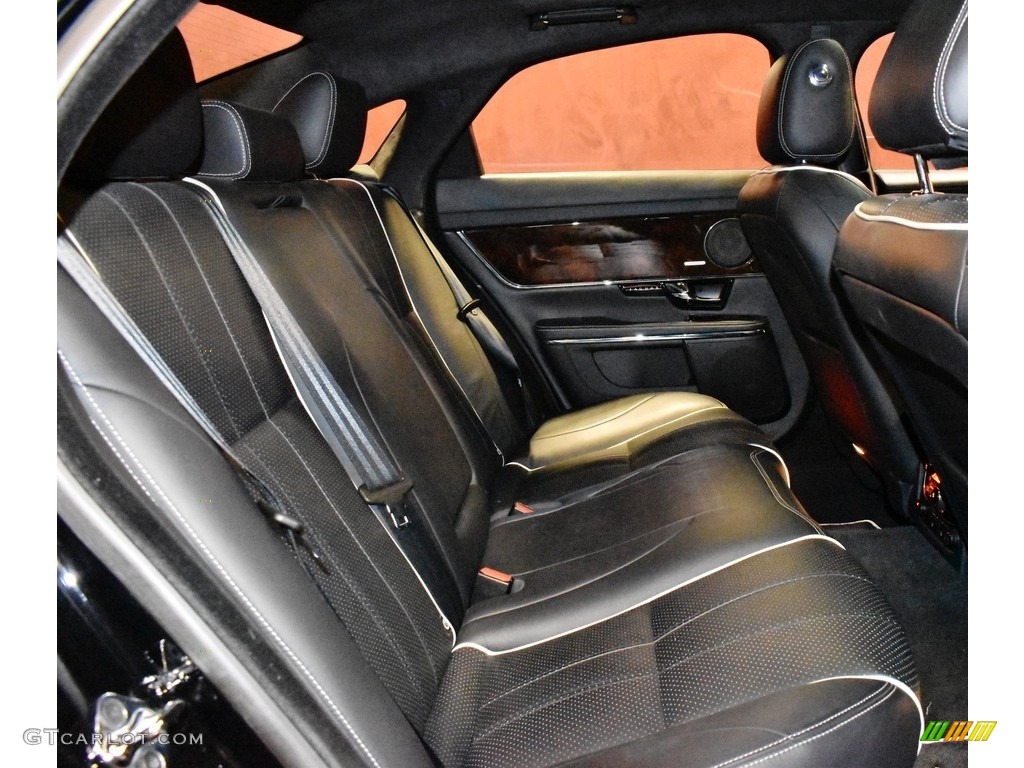 2011 XJ XJ Supercharged - Ebony Black / Jet Black/Jet Black photo #16