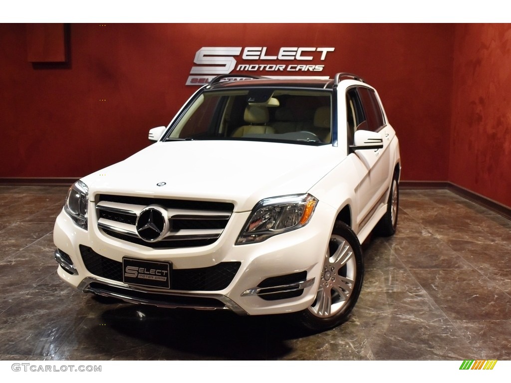 2015 GLK 350 4Matic - Polar White / Sahara Beige/Mocha photo #1