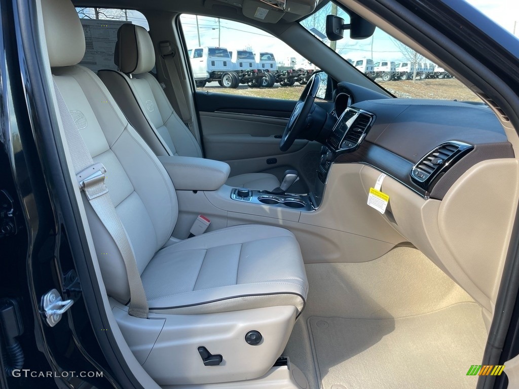 Light Frost/Brown Interior 2021 Jeep Grand Cherokee Overland 4x4 Photo #140843641