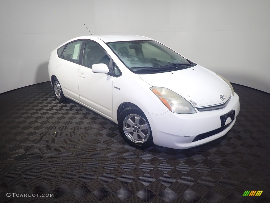 2006 Prius Hybrid - Super White / Gray photo #3