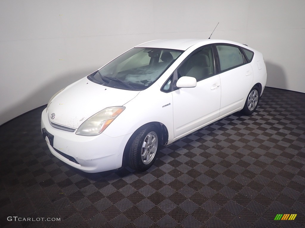 2006 Prius Hybrid - Super White / Gray photo #9