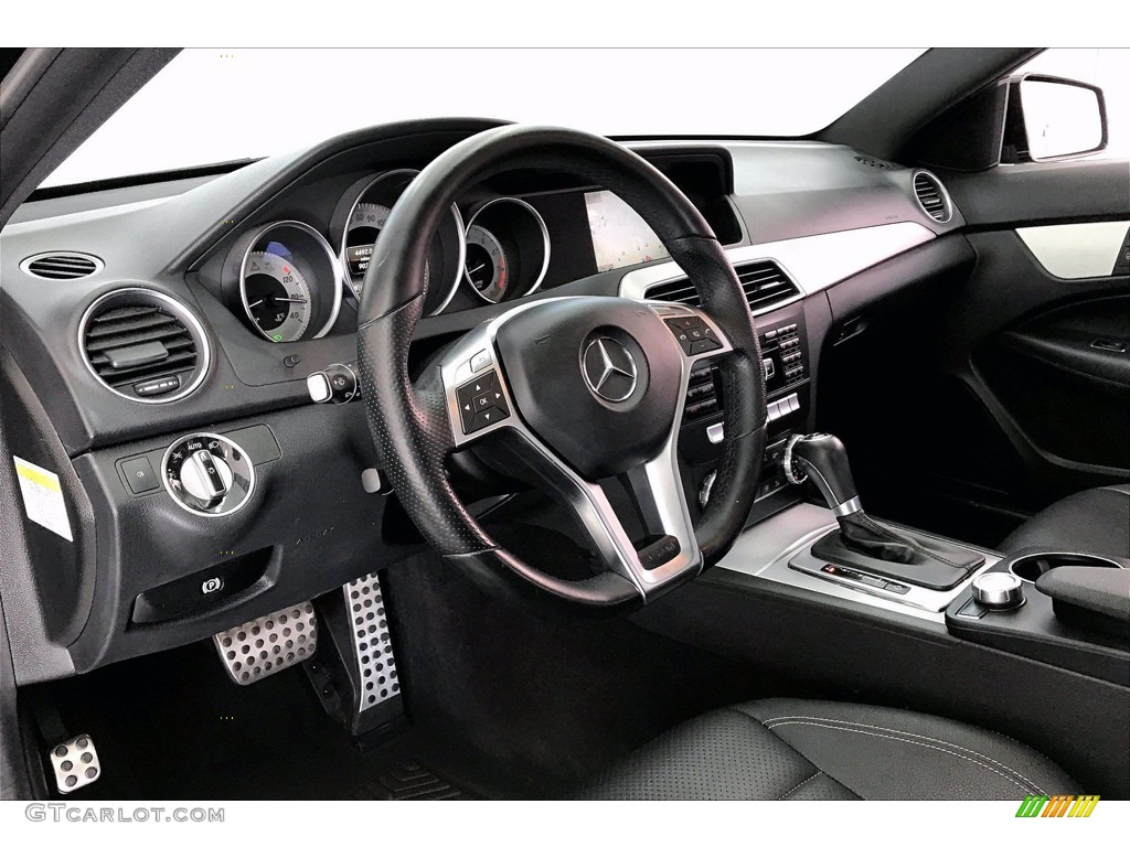 Black Interior 2014 Mercedes-Benz C 250 Coupe Photo #140844841