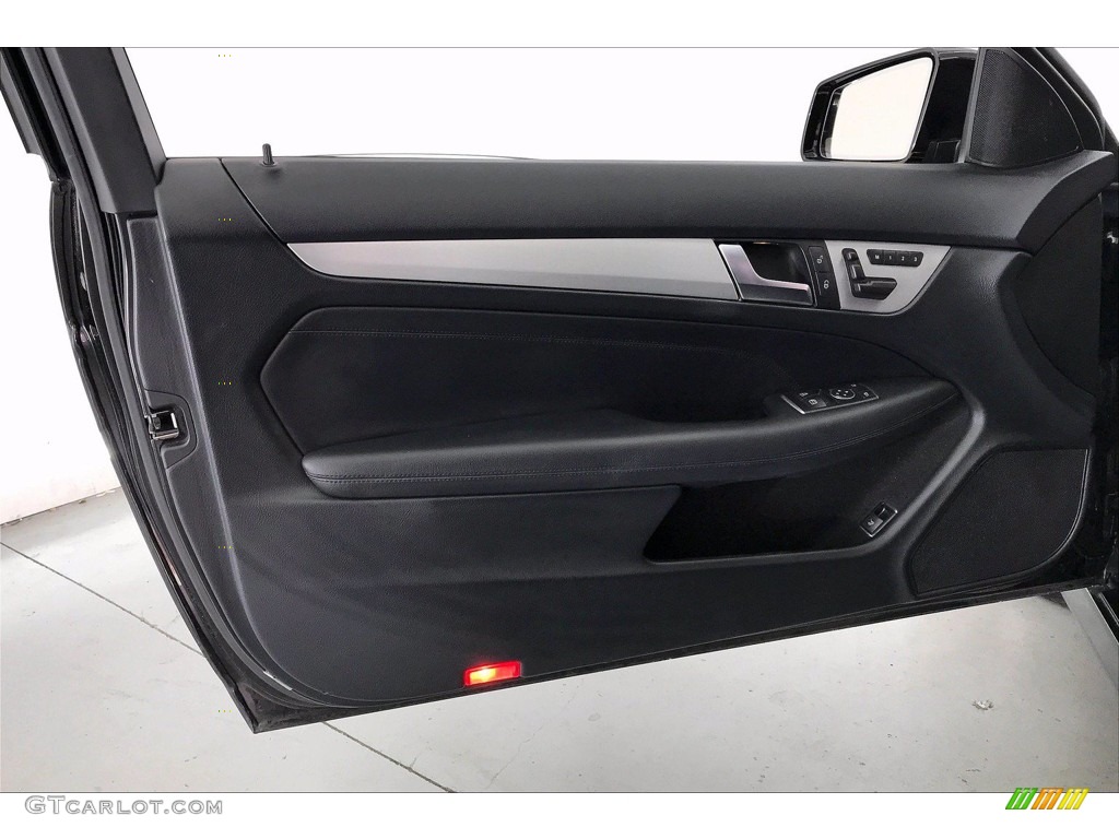 2014 Mercedes-Benz C 250 Coupe Black Door Panel Photo #140845111