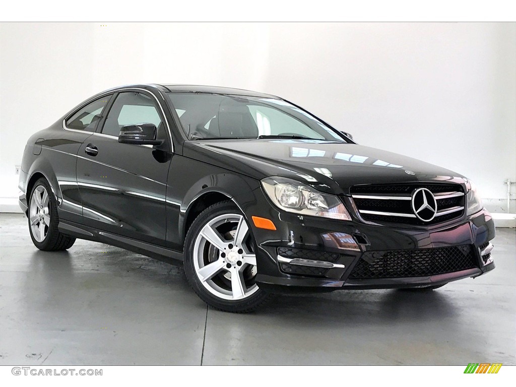 Black 2014 Mercedes-Benz C 250 Coupe Exterior Photo #140845264