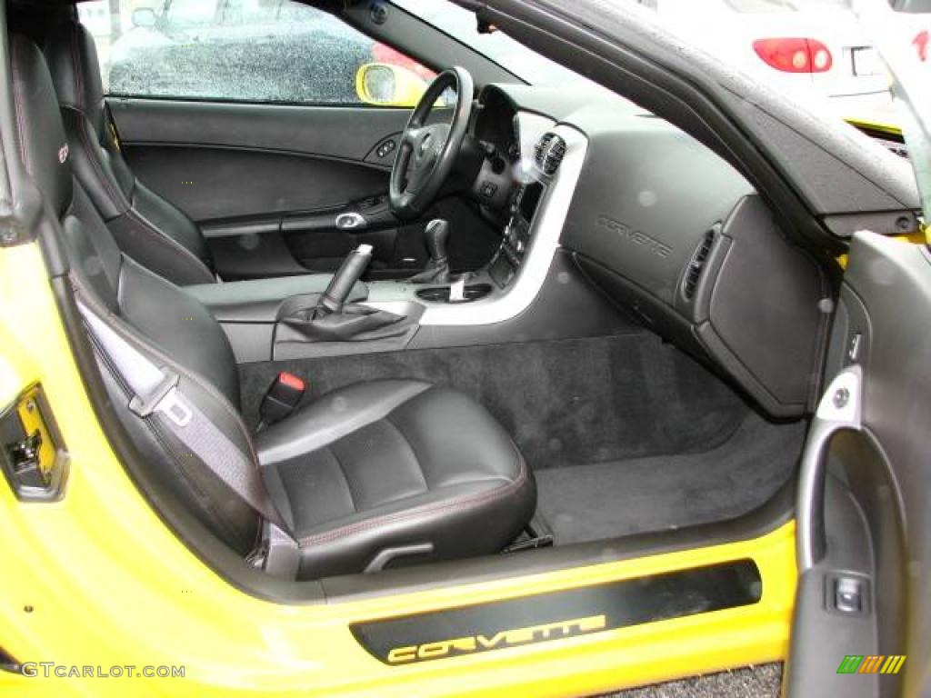 2007 Corvette Z06 - Velocity Yellow / Ebony photo #10