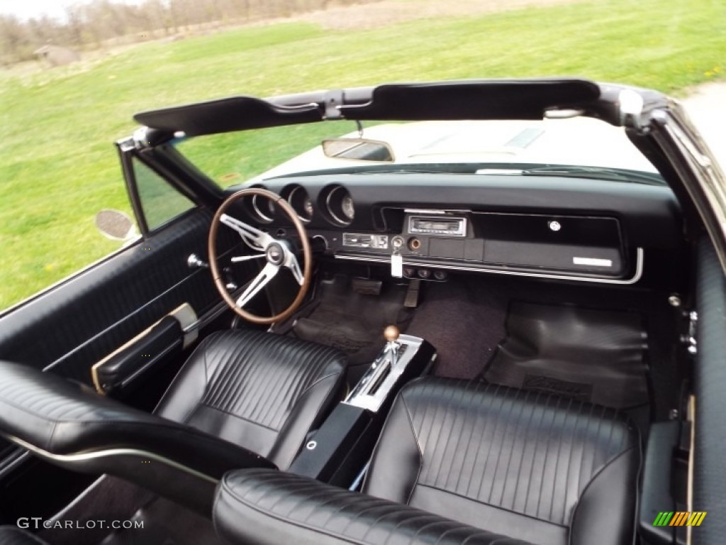 Black Interior 1968 Oldsmobile 442 Convertible Photo #140845990