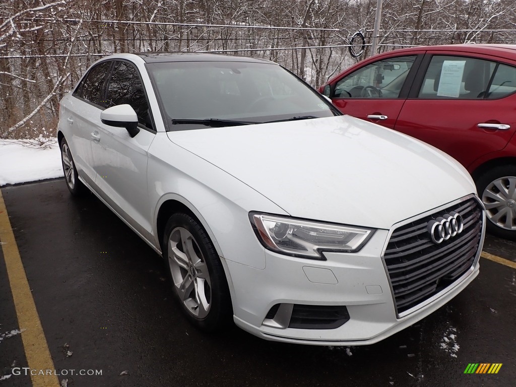 2017 A3 2.0 Premium - Ibis White / Black photo #2