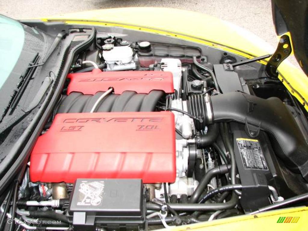 2007 Corvette Z06 - Velocity Yellow / Ebony photo #12